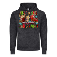 Vintage Black just a girl who loves christmas Vintage Hoodie - FaDigitalArtStudio