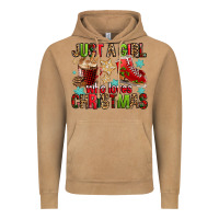 Vintage Camel just a girl who loves christmas Vintage Hoodie - FaDigitalArtStudio