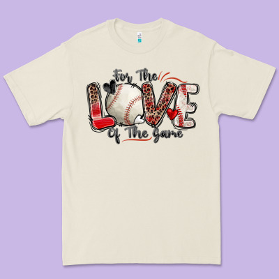 For The Love Of The Game Baseball Premium Tee Designed By Zillion Design Studio