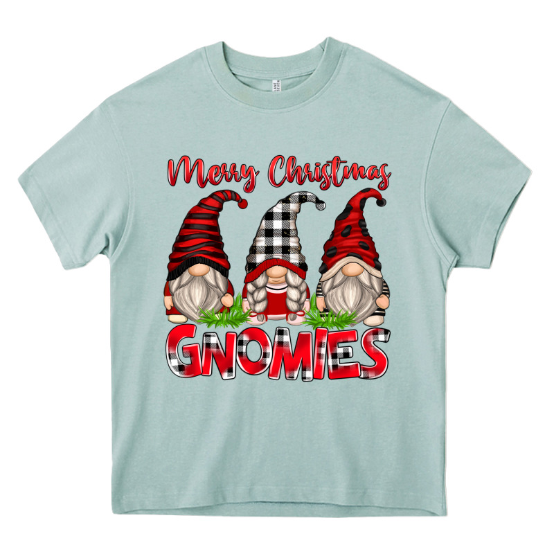 Merry Christmas Gnomies Heavy Core Tee by Zillion Design Studio | Teevron