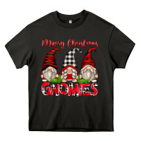 Asphalt merry christmas gnomies Heavy Core Tee - Zillion Design Studio