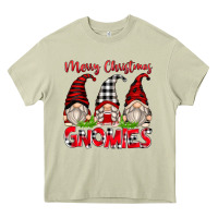 Mossy merry christmas gnomies Heavy Core Tee - Zillion Design Studio