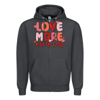Smoke love more worry less Zipper Hoodie - MaliasSmallBusiness