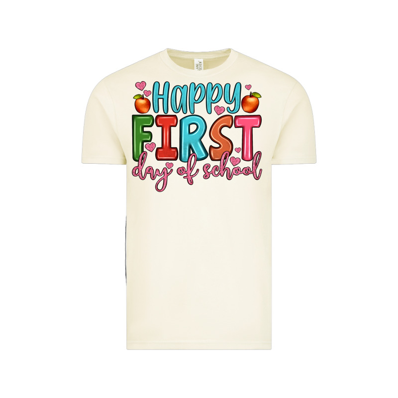 Happy First Day Of School Vintage Tee by JahusDesignShop | Teevron