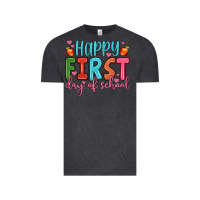 Vintage Black happy first day of school Vintage Tee - JahusDesignShop