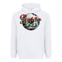 White soccer senior 2023 Heavyweight Hoodie - BundleAndBundleShop