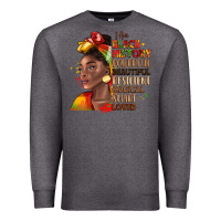 Charcoal Heather i am black history Premium Sweatshirt - LillyAllenDesigns