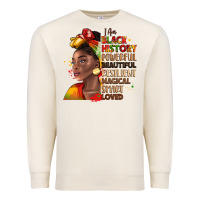 Sandshell i am black history Premium Sweatshirt - LillyAllenDesigns
