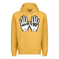 Mustard Cult of Klaus Umbrella Premium Hoodie - Bettercallsaul