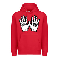 Red Cult of Klaus Umbrella Premium Hoodie - Bettercallsaul