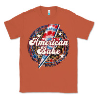 Copper Western American Babe Patriotic Classic Tee - LillyAllenDesigns