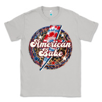 Moon Dust Western American Babe Patriotic Classic Tee - LillyAllenDesigns