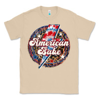 Mushroom Western American Babe Patriotic Classic Tee - LillyAllenDesigns