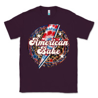 Plum Western American Babe Patriotic Classic Tee - LillyAllenDesigns