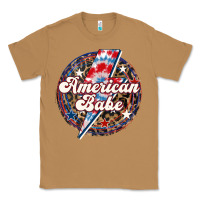 Toasted Coconut Western American Babe Patriotic Classic Tee - LillyAllenDesigns