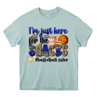 Arona i'm just here for the snacks #basketball sister Heavy Core Tee - Zillion Design Studio