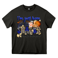 Asphalt i'm just here for the snacks #basketball sister Heavy Core Tee - Zillion Design Studio