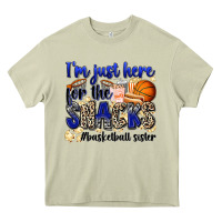 Mossy i'm just here for the snacks #basketball sister Heavy Core Tee - Zillion Design Studio