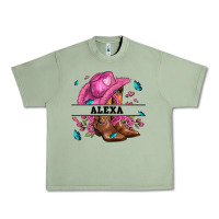 Oil Green pink costom name cowgirl hat and roses Urban Heavy Tee - AdoDesignShop