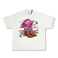 Pistachio pink costom name cowgirl hat and roses Urban Heavy Tee - AdoDesignShop