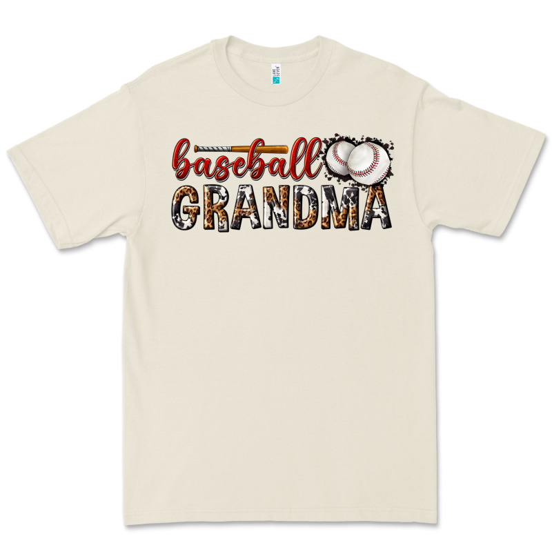 Baseball Grandma With Leopard Premium Tee by texasbilliewilder | Teevron