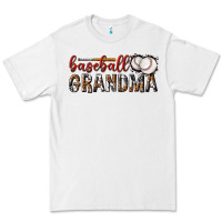White baseball grandma with leopard Premium Tee - texasbilliewilder