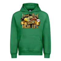 Emerald livin that sports mom life Urban Hoodie - CowGirlArtShop