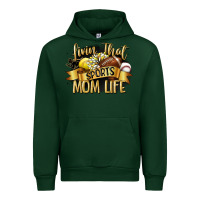 Forest Green livin that sports mom life Urban Hoodie - CowGirlArtShop