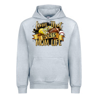Heather Grey livin that sports mom life Urban Hoodie - CowGirlArtShop