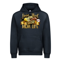 Navy livin that sports mom life Urban Hoodie - CowGirlArtShop