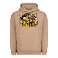 Pigment Burro livin that sports mom life Urban Hoodie - CowGirlArtShop