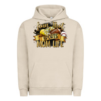 Pigment French Oak livin that sports mom life Urban Hoodie - CowGirlArtShop