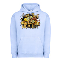 Pigment Grape Ice livin that sports mom life Urban Hoodie - CowGirlArtShop