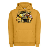Pigment Peanut Butter livin that sports mom life Urban Hoodie - CowGirlArtShop