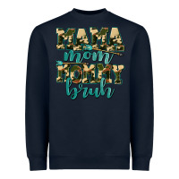 Navy mama mom mommy bruh with arrow Heavyweight Sweatshirt - AdoDesignShop