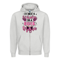 I'm Not A Booksorm I'm A Book Dragon Zipper Hoodie | Teevron
