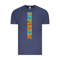Vintage Denim Fall Pumpkin Vintage Tee - BundleAndBundleShop