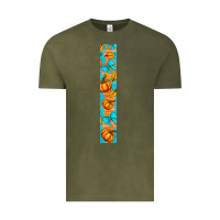 Vintage Olive Fall Pumpkin Vintage Tee - BundleAndBundleShop