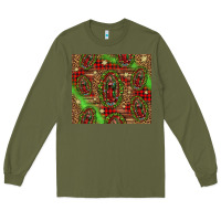 Army Green our lady of Guadalupe Christmas Long Sleeve Tee - Jasminsmagicworld