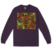 Plum our lady of Guadalupe Christmas Long Sleeve Tee - Jasminsmagicworld