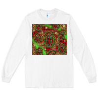 White our lady of Guadalupe Christmas Long Sleeve Tee - Jasminsmagicworld