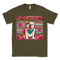 Army Green british bulldog floral serape tumbler Classic Tee - Artiststas