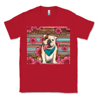 Red british bulldog floral serape tumbler Classic Tee - Artiststas