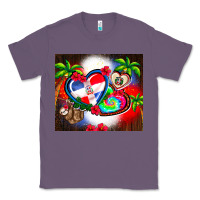 Lavender dominican republic  leopard Classic Tee - AdoDesignShop