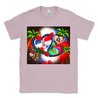 Lilac dominican republic  leopard Classic Tee - AdoDesignShop