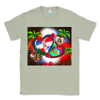 Matcha dominican republic  leopard Classic Tee - AdoDesignShop