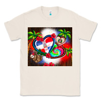 Natural dominican republic  leopard Classic Tee - AdoDesignShop