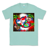 Seafoam dominican republic  leopard Classic Tee - AdoDesignShop