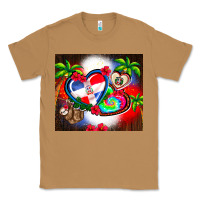 Toasted Coconut dominican republic  leopard Classic Tee - AdoDesignShop