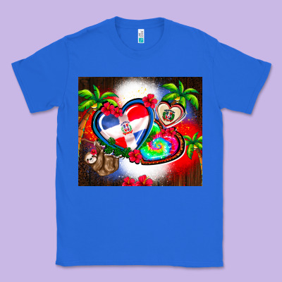 Dominican Republic  Leopard Classic Tee Designed By Adodesignshop